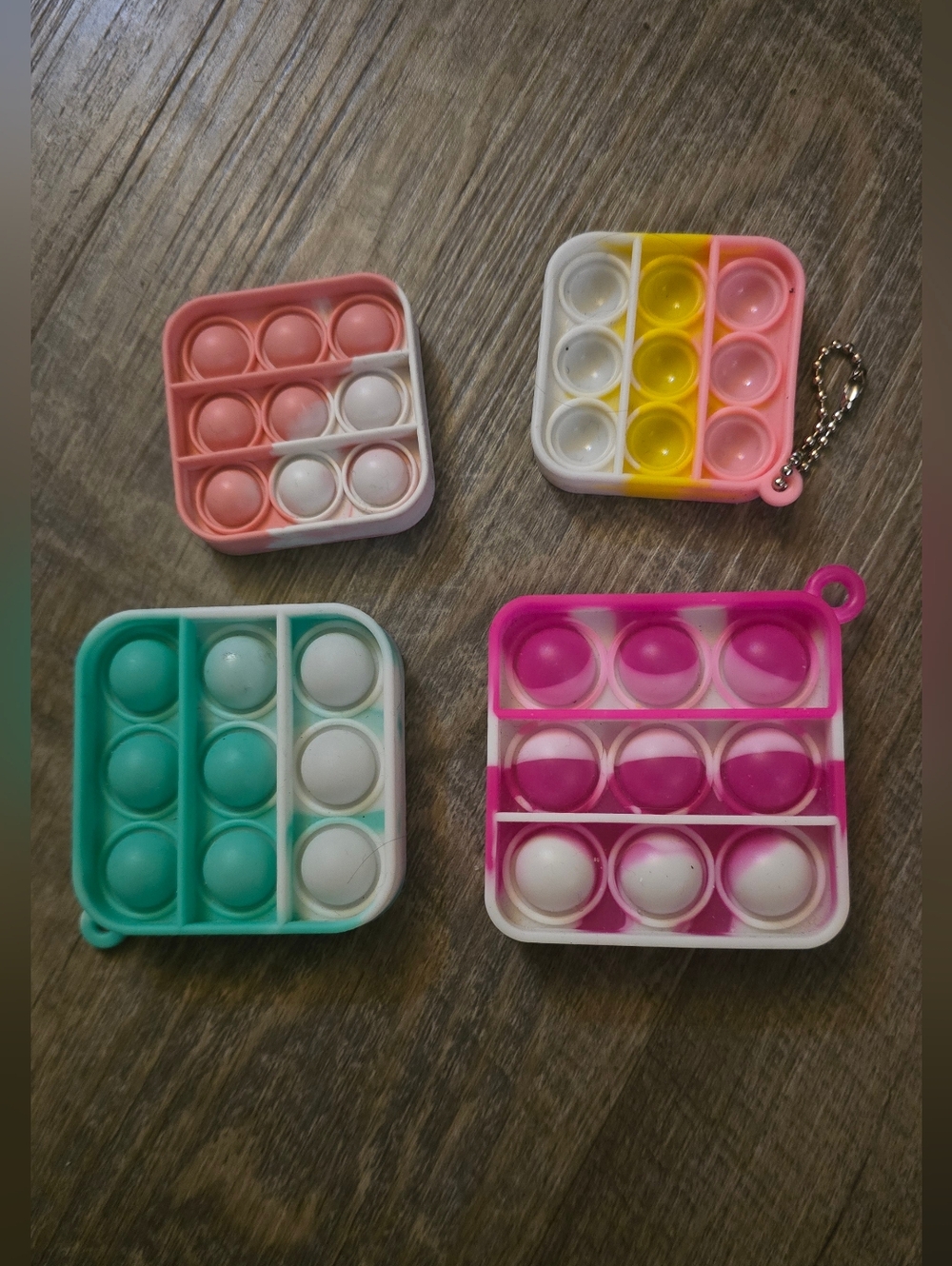 Pop It Toys Lot Of 4 Squares